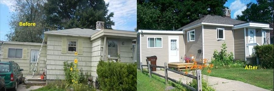 A Home Repair project before and after